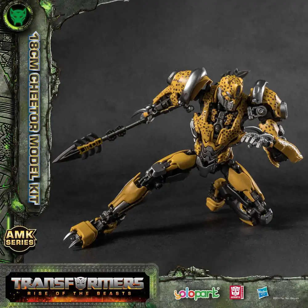 Transformers: Rise of the Beasts AMK sorozat műanyag modellkészlet Cheetor 22 cm termékfotó