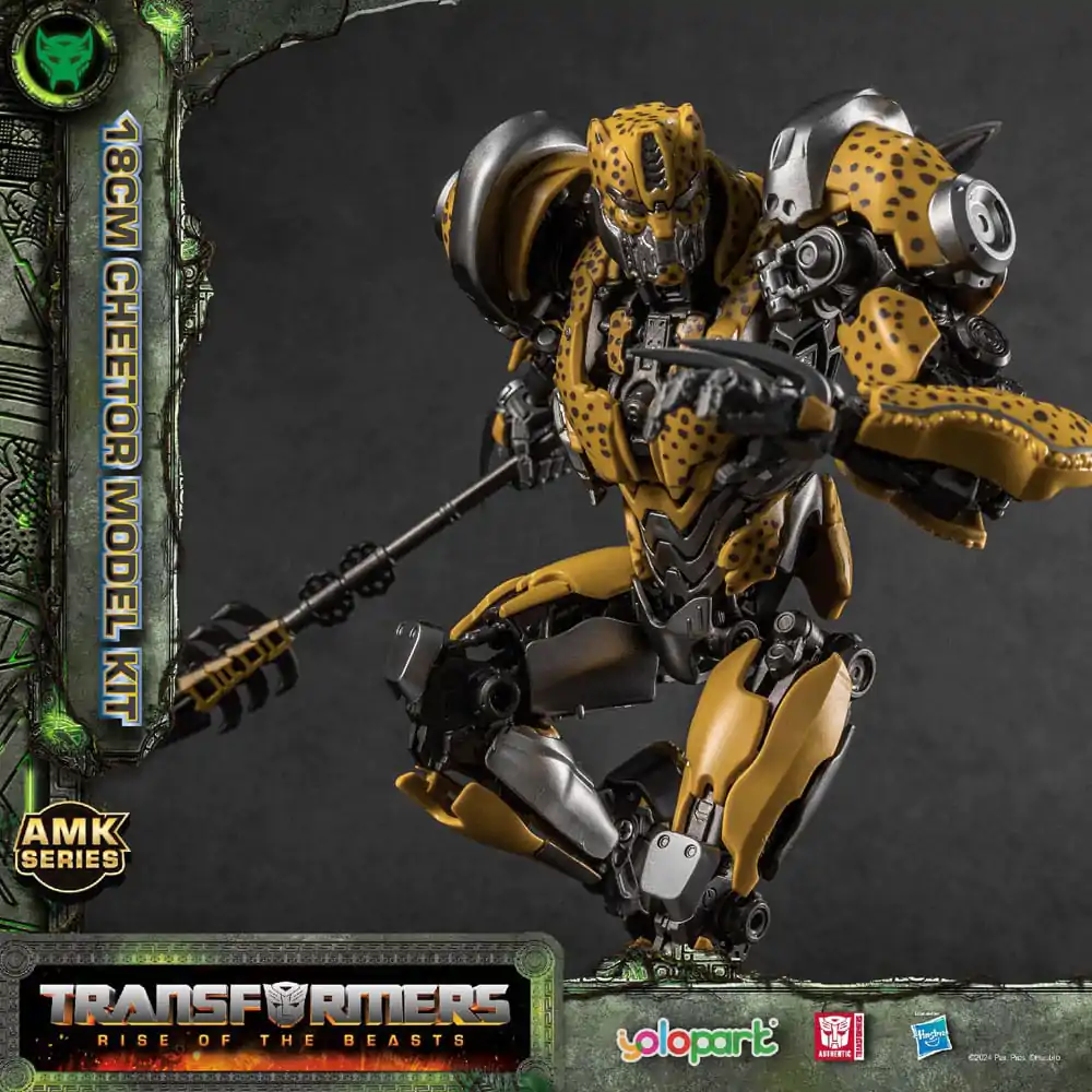 Transformers: Rise of the Beasts AMK sorozat műanyag modellkészlet Cheetor 22 cm termékfotó