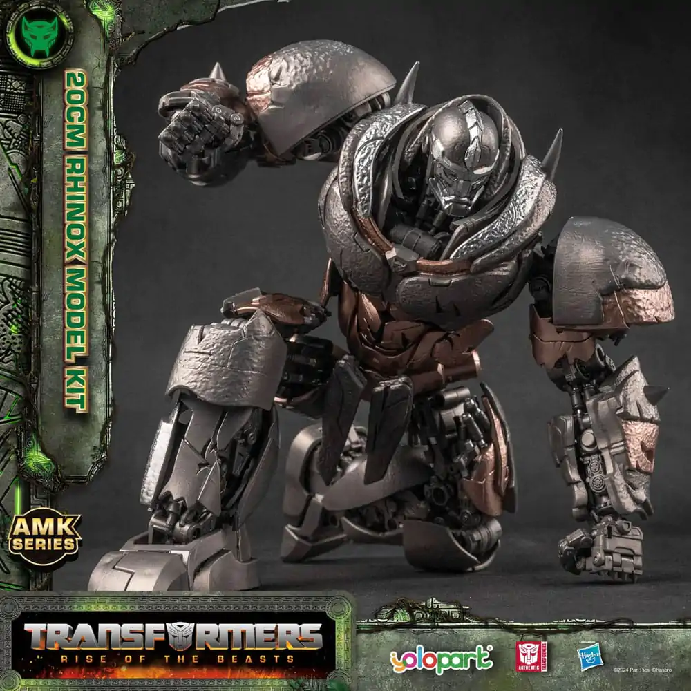 Transformers: Rise of the Beasts AMK Series Plastiková modelová stavebnica Rhinox 20 cm produktová fotografia
