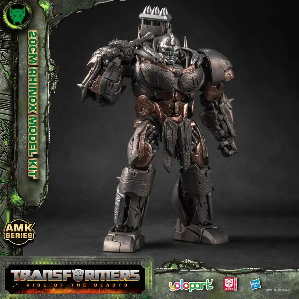 Transformers: Rise of the Beasts AMK Series Plastiková modelová stavebnica Rhinox 20 cm produktová fotografia