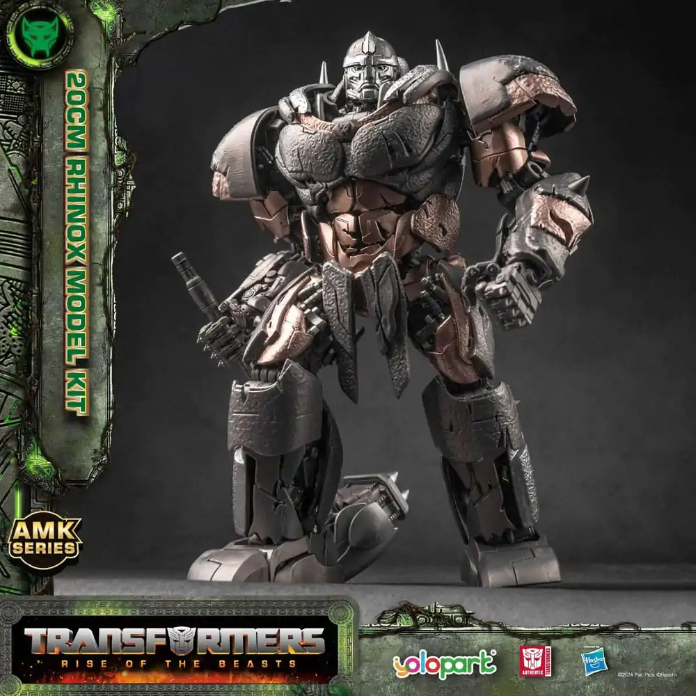 Transformers: Rise of the Beasts AMK Series Plastiková modelová stavebnica Rhinox 20 cm produktová fotografia