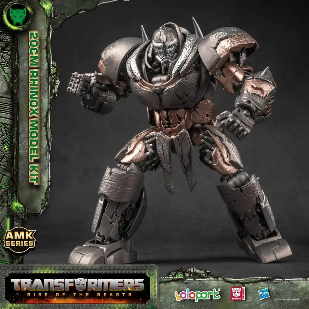 Transformers: Rise of the Beasts AMK Series Plastiková modelová stavebnica Rhinox 20 cm produktová fotografia