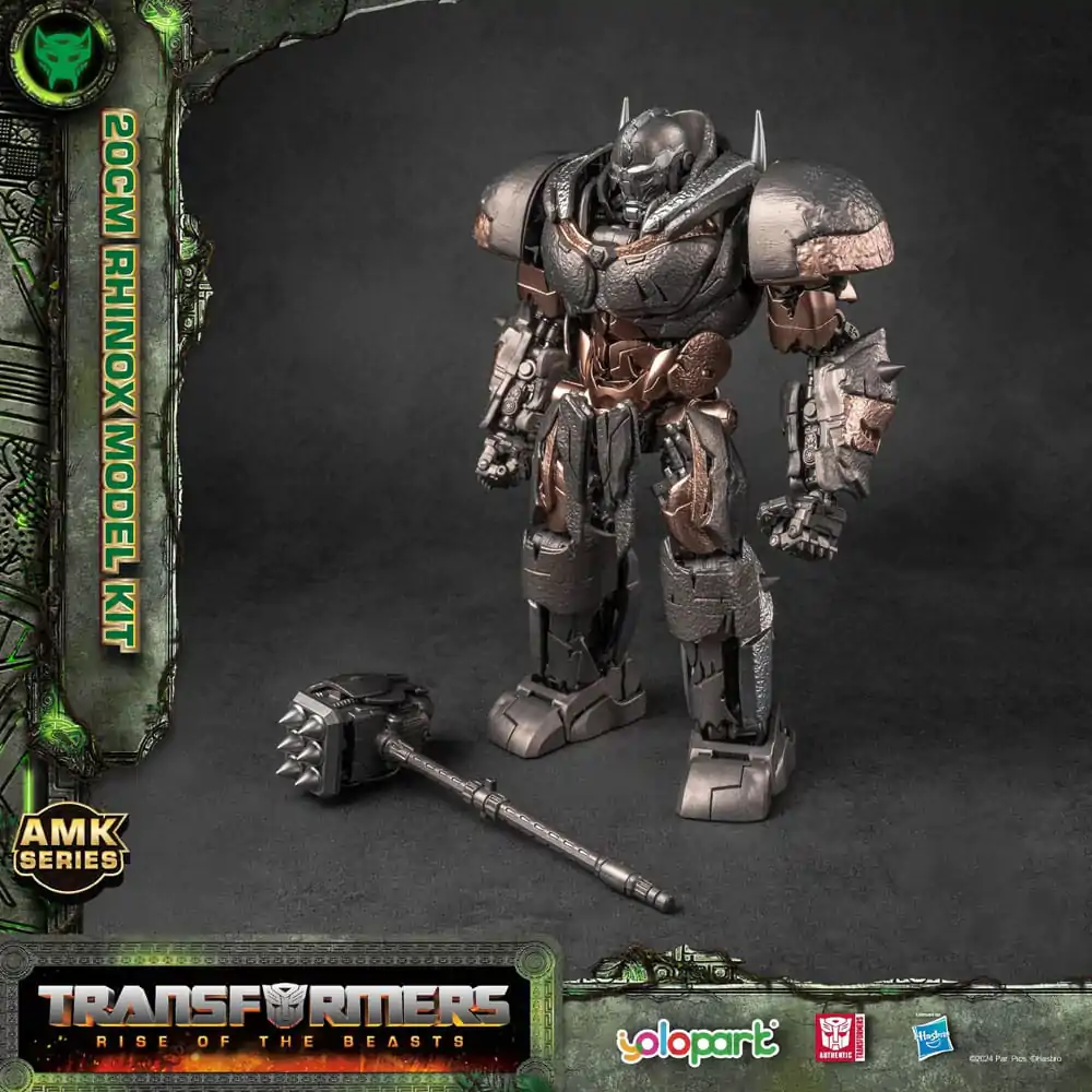 Transformers: Rise of the Beasts AMK Series Plastiková modelová stavebnica Rhinox 20 cm produktová fotografia
