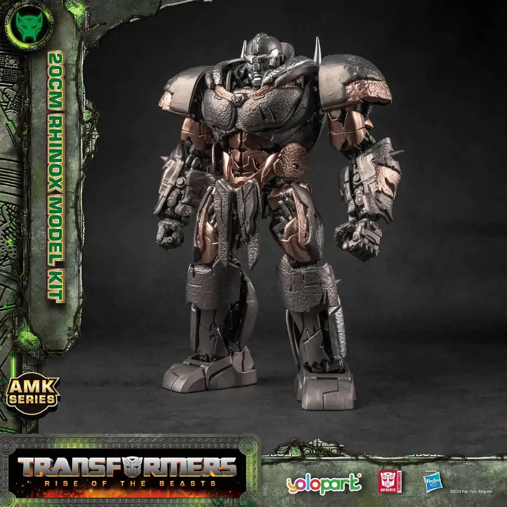 Transformers: Rise of the Beasts AMK Series Plastiková modelová stavebnica Rhinox 20 cm produktová fotografia