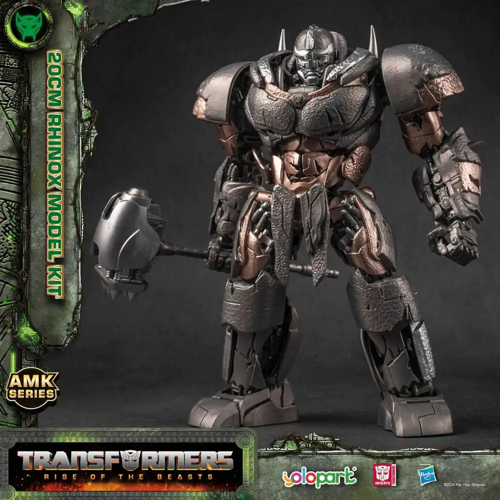 Transformers: Rise of the Beasts AMK Series Plastiková modelová stavebnica Rhinox 20 cm produktová fotografia