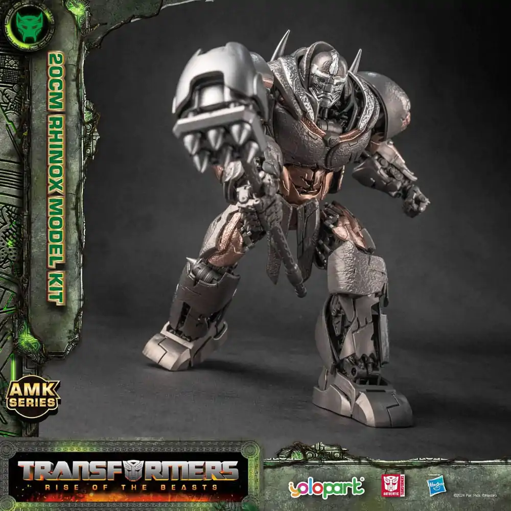Transformers: Rise of the Beasts AMK Series Plastiková modelová stavebnica Rhinox 20 cm produktová fotografia