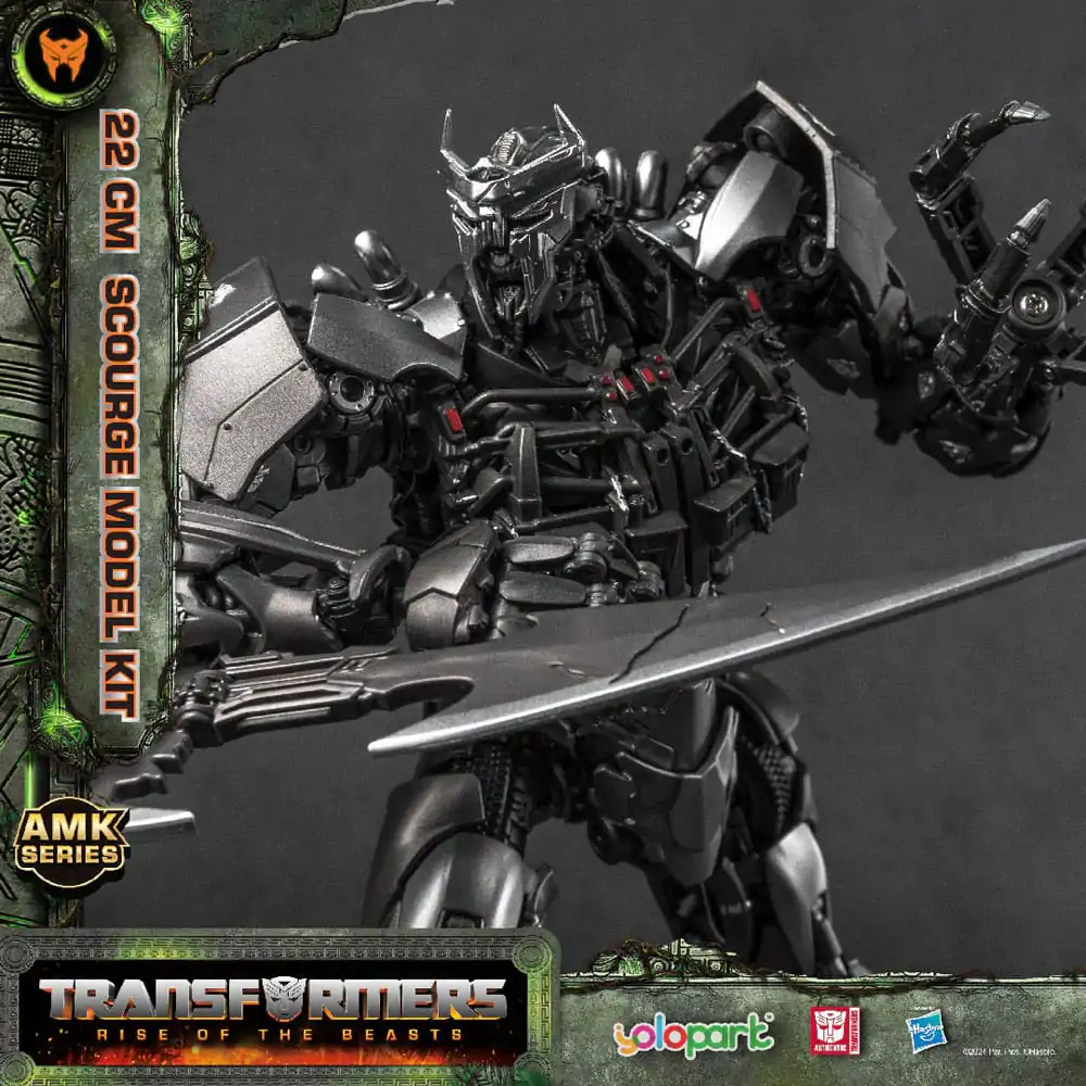 Transformers: Rise of the Beasts AMK Séria Plastový model Scourge 22 cm termékfotó