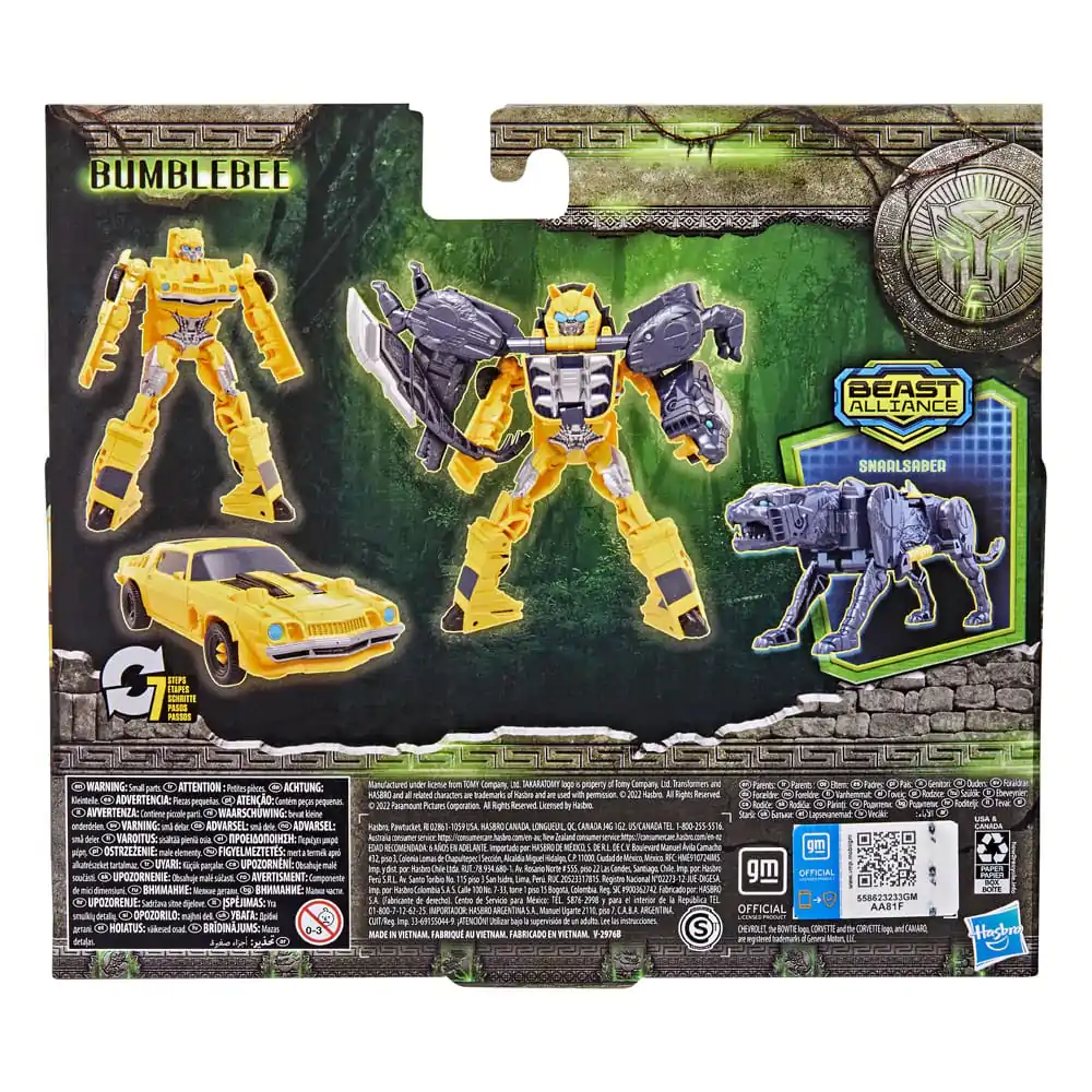 Transformers: Rise of the Beasts Beast Alliance Combiner akčná figúrka 2-balenie Bumblebee & Snarlsaber 13 cm produktová fotografia