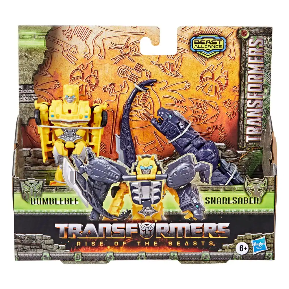 Transformers: Rise of the Beasts Beast Alliance Combiner akčná figúrka 2-balenie Bumblebee & Snarlsaber 13 cm produktová fotografia