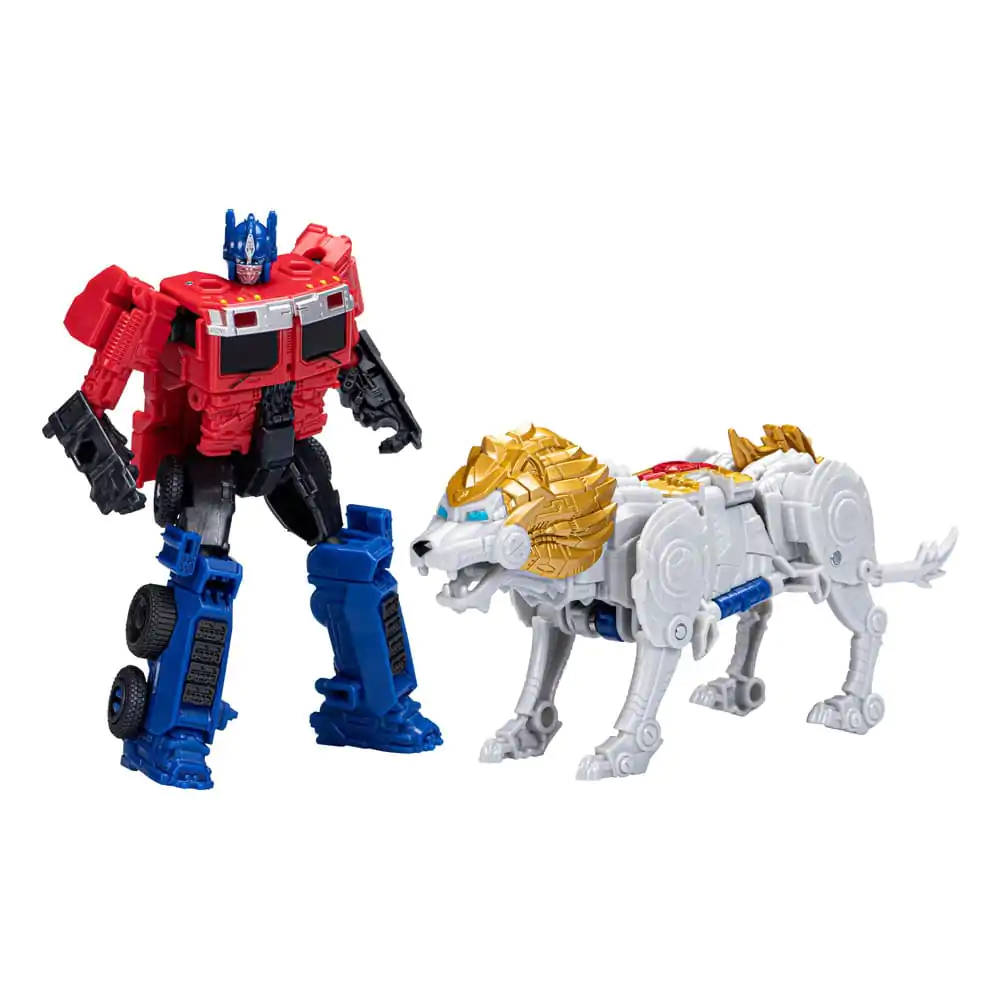 Transformers: Rise of the Beasts Beast Alliance Combiner akčná figúrka 2-balenie Optimus Prime & Lionblade 13 cm produktová fotografia