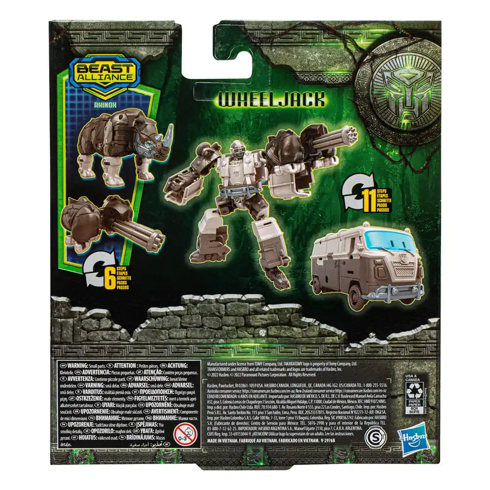 Transformers: Rise of the Beasts Beast Alliance Weaponizer Akčná Figúrka 2-Pack Wheeljack with Rhinox 13 cm produktová fotografia