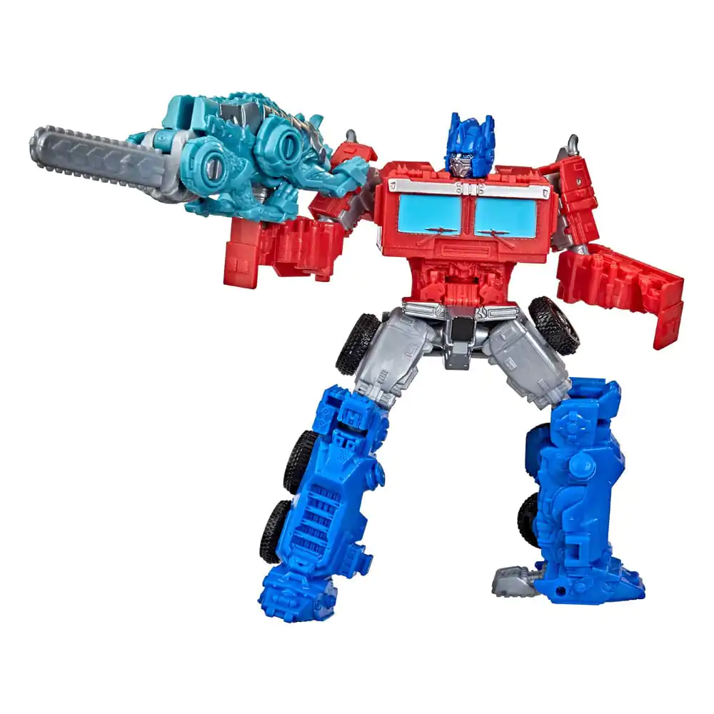Transformers: Rise of the Beasts Beast Alliance Weaponizer akčná figúrka 2-balenie Optimus Prime & Chainclaw 13 cm produktová fotografia