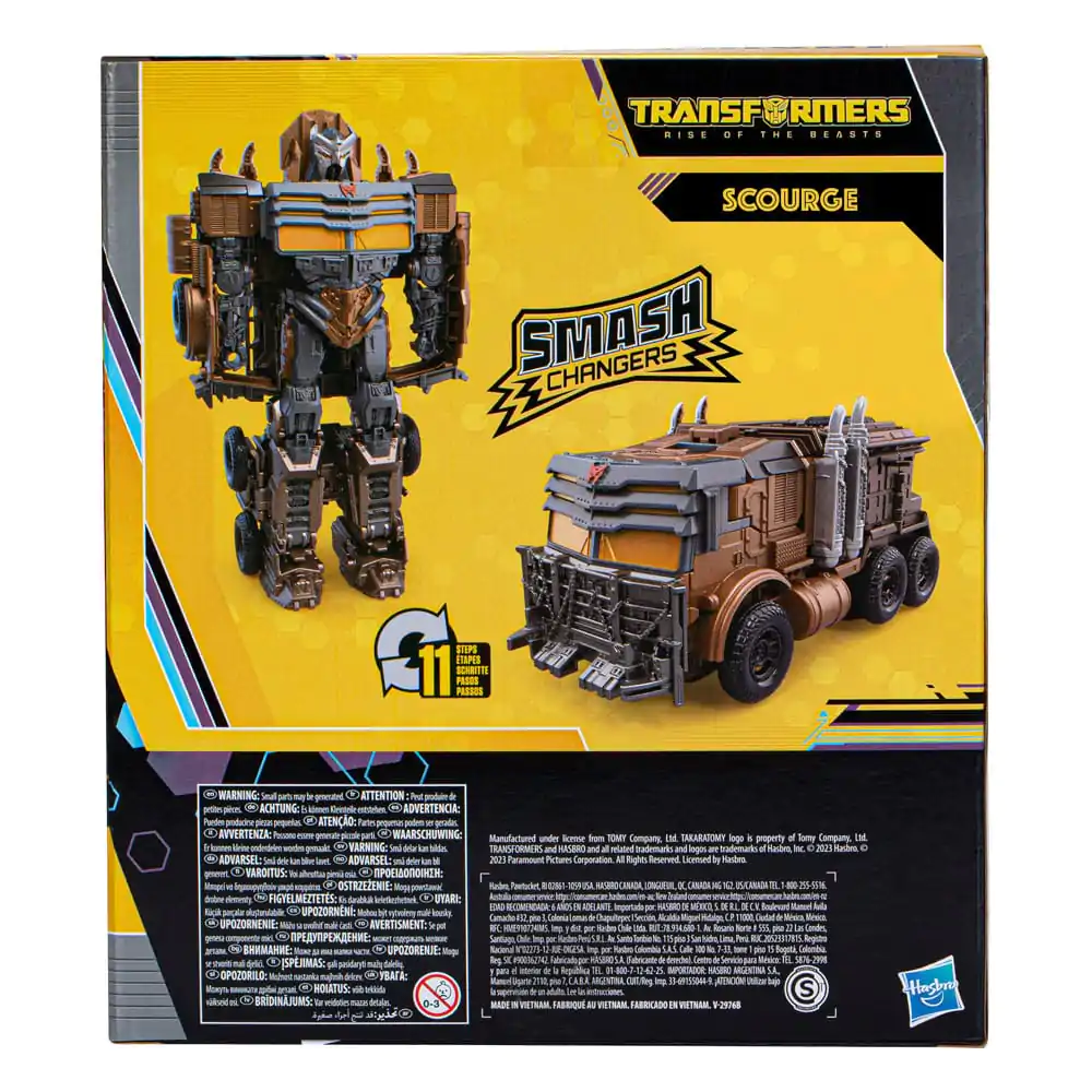 Transformers: Rise of the Beasts Buzzworthy Bumblebee Smash Changers Akčná Figúrka Scourge 23 cm produktová fotografia