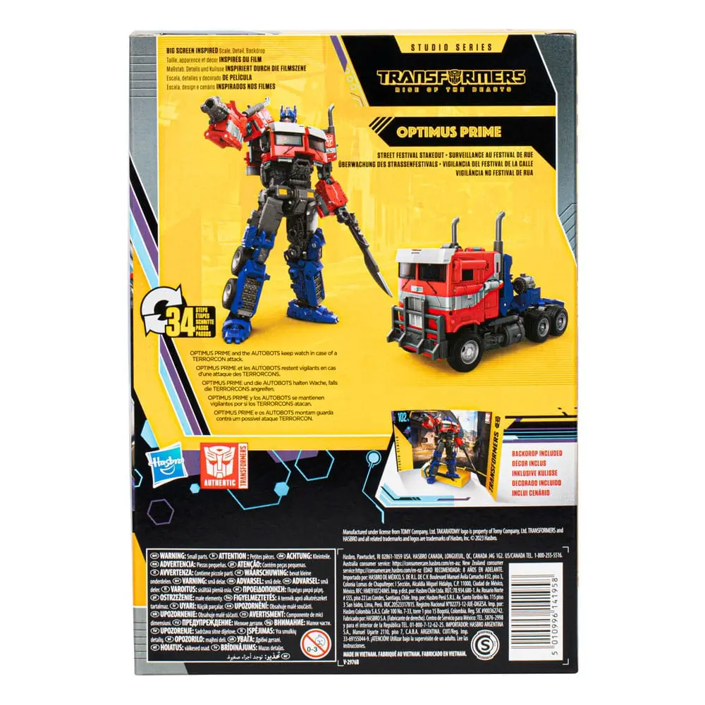 Transformers: Rise of the Beasts Buzzworthy Bumblebee Studio Series Akčná figúrka 102BB Optimus Prime 16 cm produktová fotografia