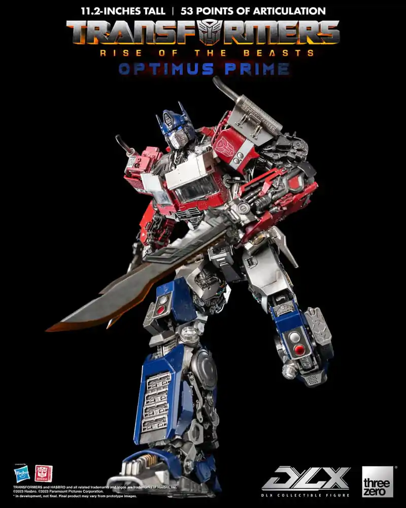 Transformers: Rise of the Beasts DLX Akčná Figúrka 1/6 Optimus Prime 28 cm produktová fotografia