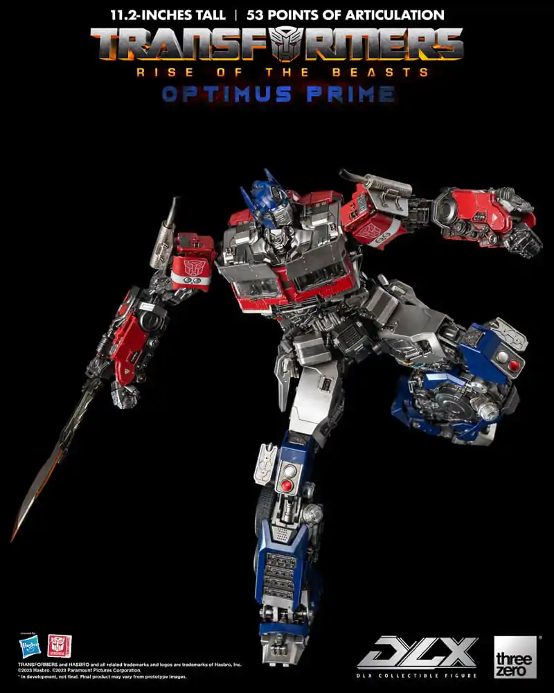 Transformers: Rise of the Beasts DLX Akčná Figúrka 1/6 Optimus Prime 28 cm produktová fotografia