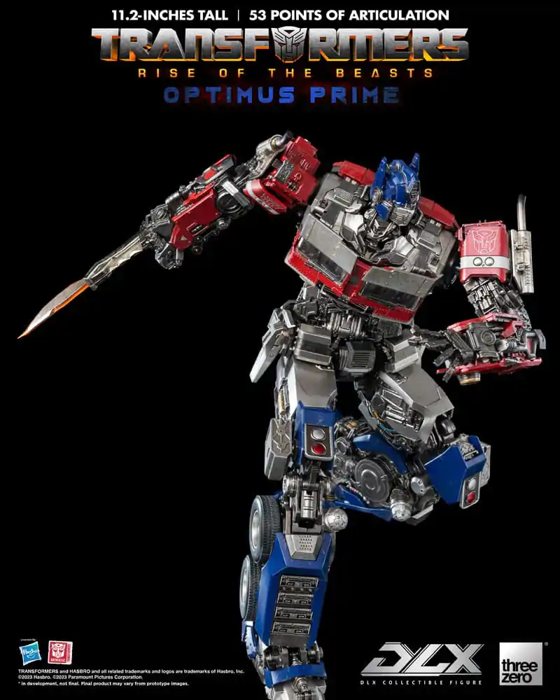Transformers: Rise of the Beasts DLX Akčná Figúrka 1/6 Optimus Prime 28 cm produktová fotografia