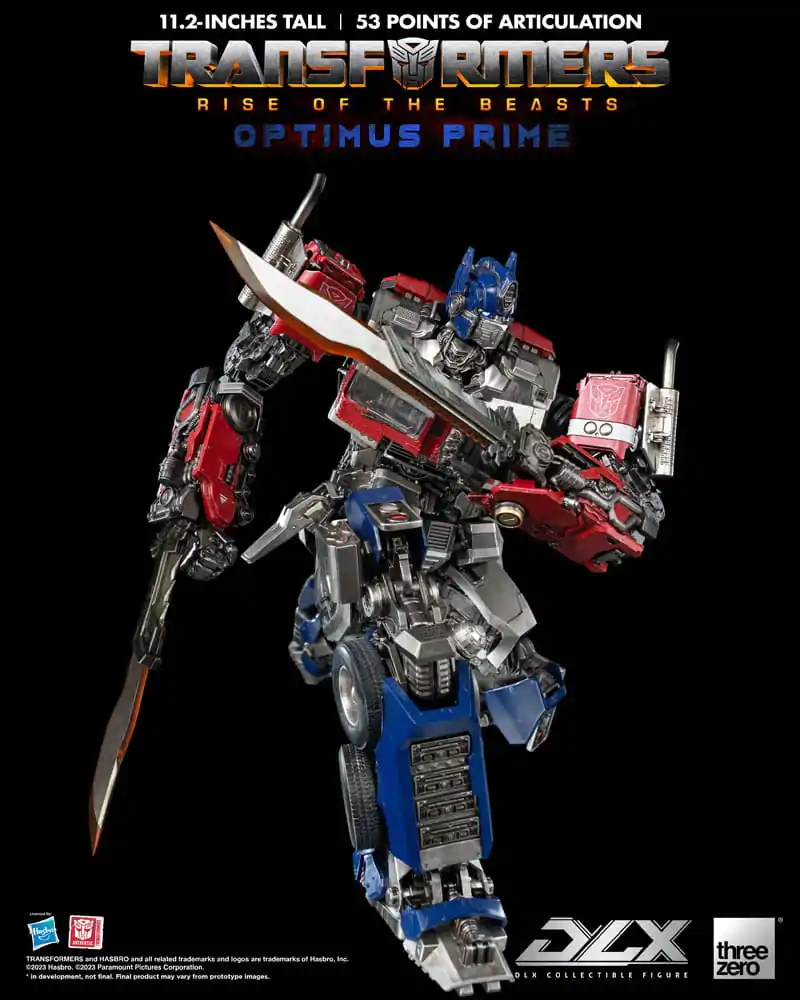 Transformers: Rise of the Beasts DLX Akčná Figúrka 1/6 Optimus Prime 28 cm produktová fotografia