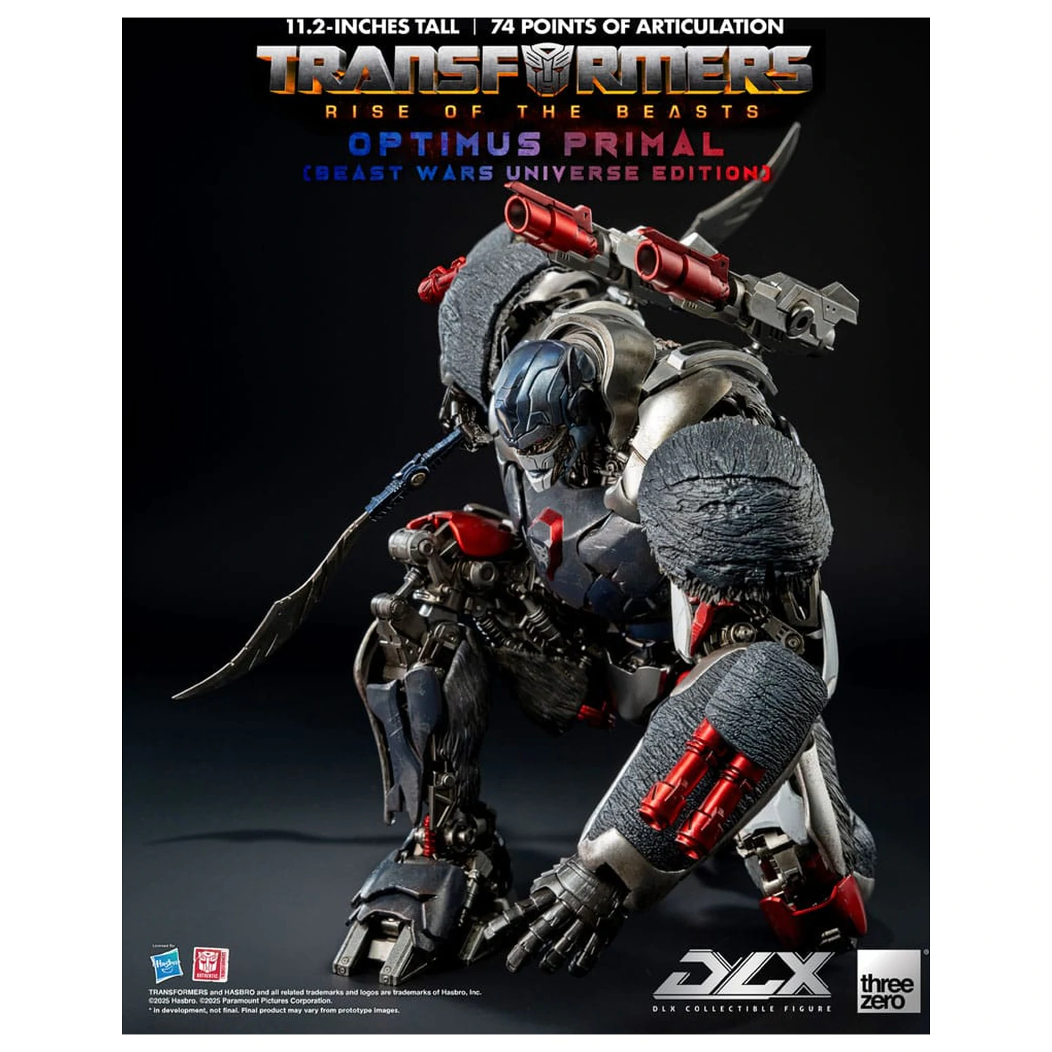 Transformers: Rise of the Beasts DLX Akčná figúrka Optimus Primal (Beast Wars Universe Edition) 29 cm produktová fotografia