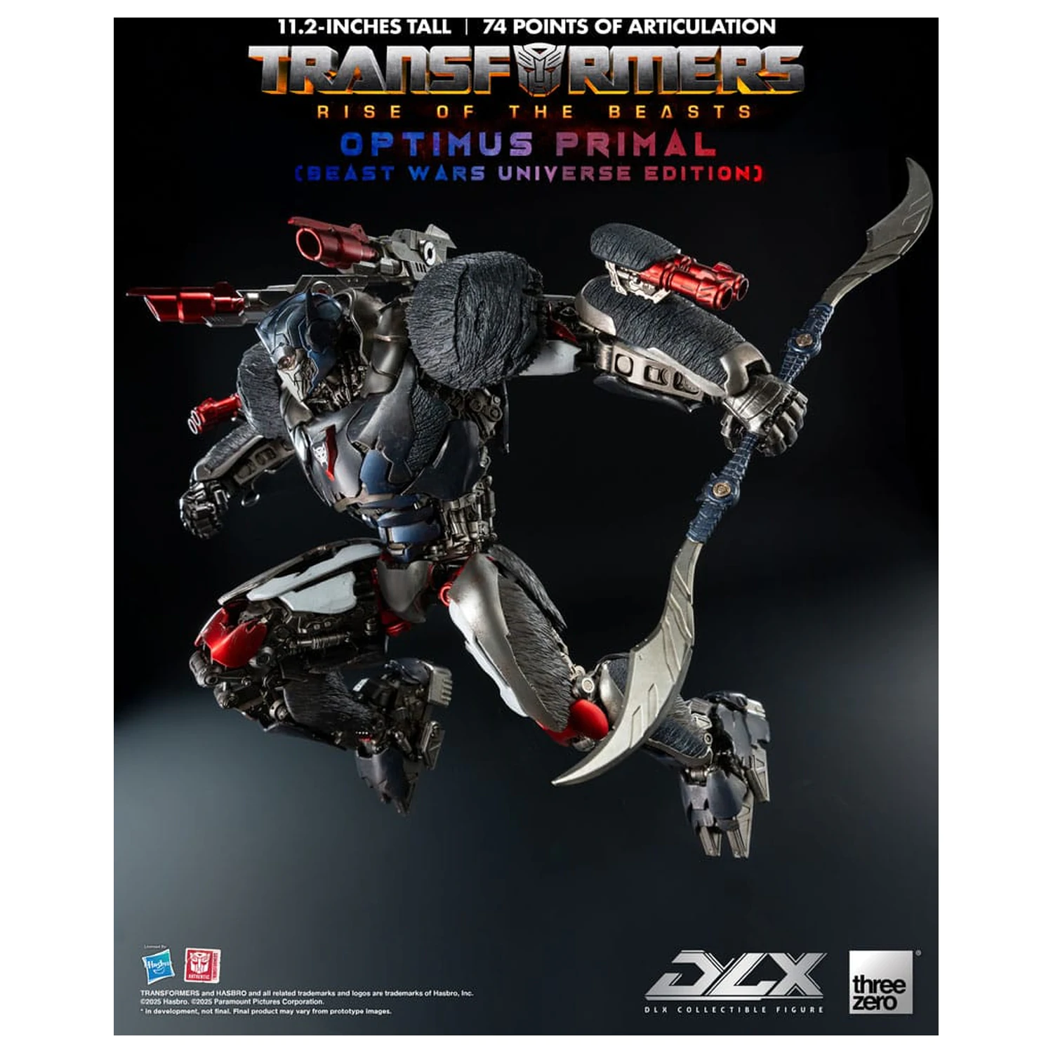 Transformers: Rise of the Beasts DLX Akčná figúrka Optimus Primal (Beast Wars Universe Edition) 29 cm produktová fotografia