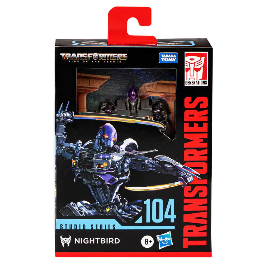 Transformers: Rise of the Beasts Generations Studio Series Deluxe Class Akčná figúrka 104 Nightbird 11 cm produktová fotografia