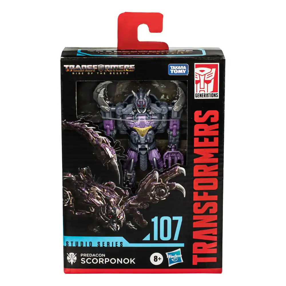 Transformers: Rise of the Beasts Generations Studio Series Deluxe Class akčná figúrka 107 Predacon Scorponok 11 cm produktová fotografia