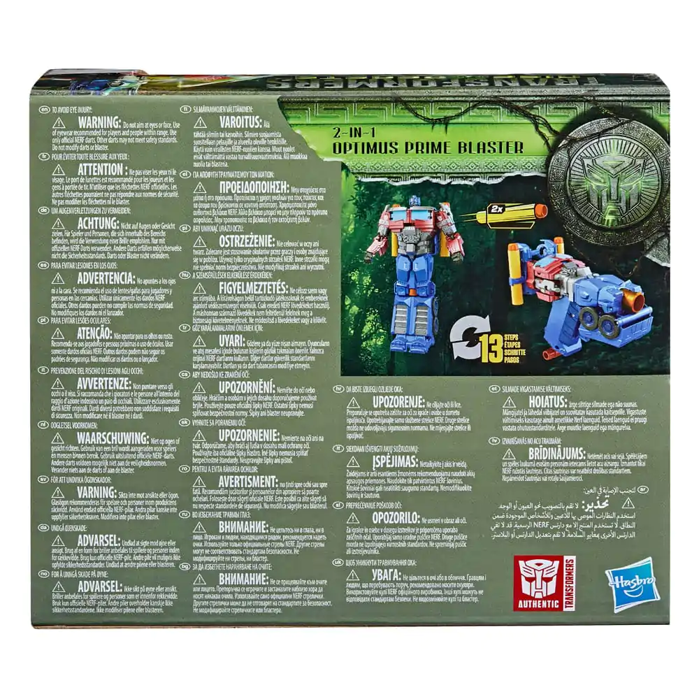 Transformers: Rise of the Beasts NERF 2-v-1 Blaster / Akčná figúrka Optimus Prime 25 cm produktová fotografia