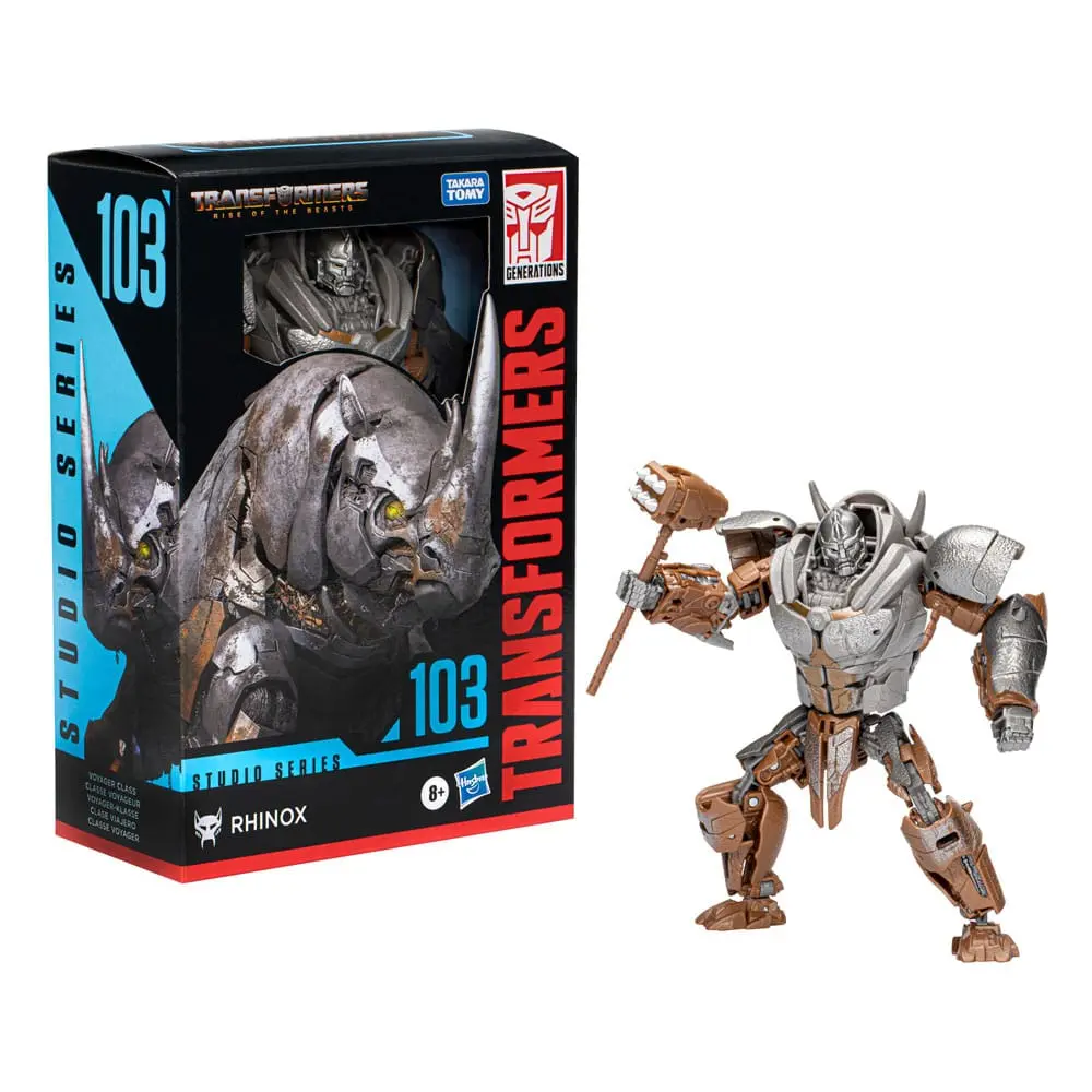 Transformers: Rise of the Beasts Studio Series Voyager Class Akčná Figúrka 103 Rhinox 16 cm produktová fotografia
