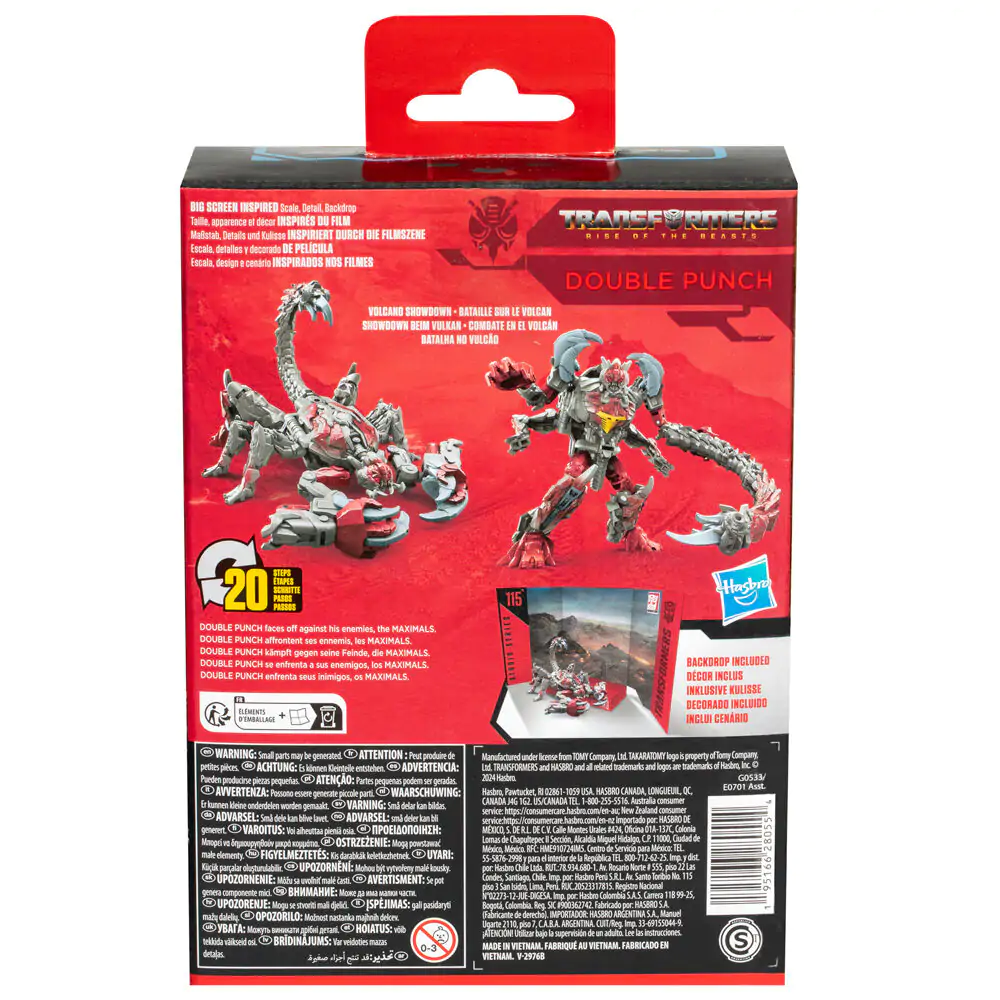 Transformers Rise of the Beats Studio Series Double Punch figúrka 11 cm termékfotó