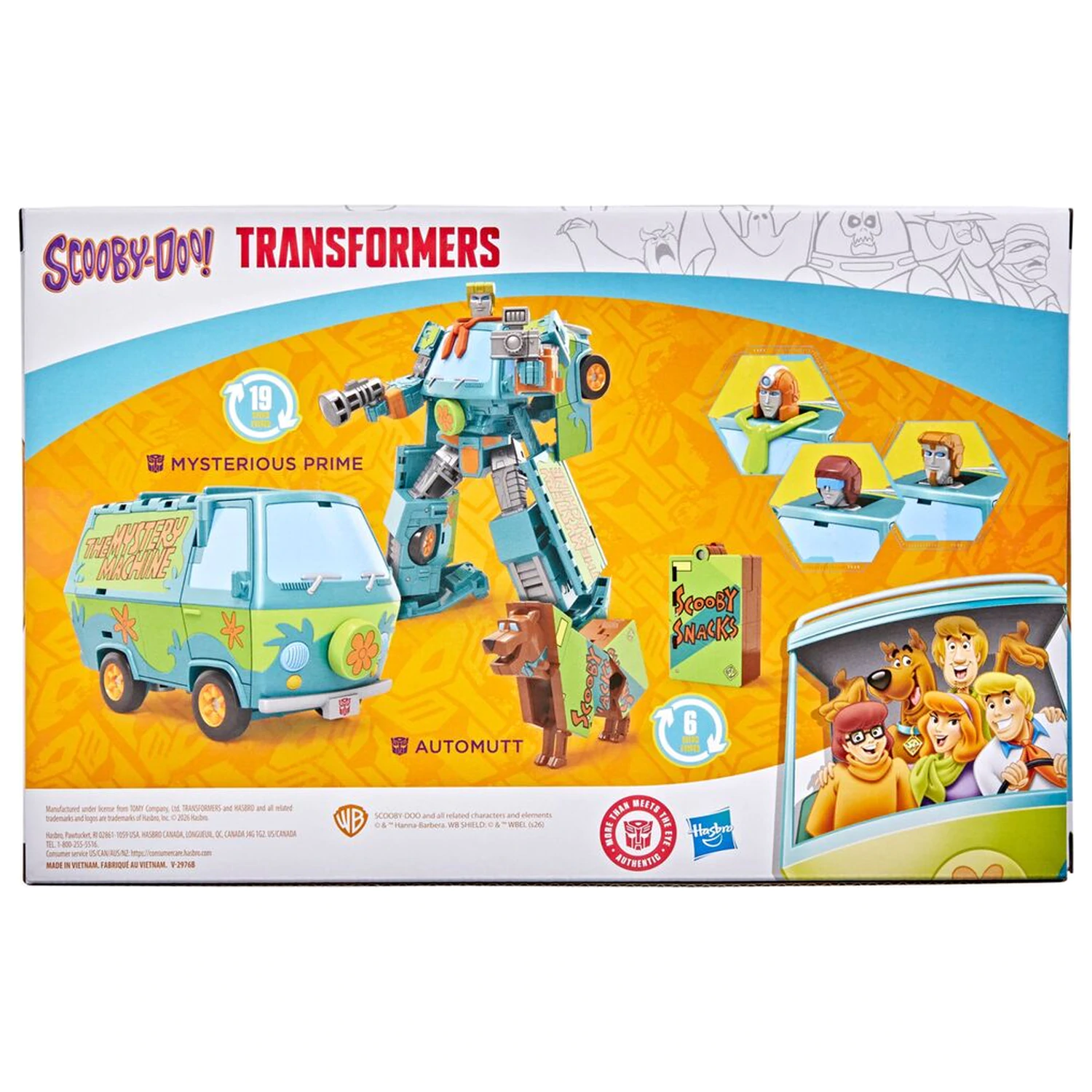 Transformers Sooby Doo sada figúrok 15 cm produktová fotografia