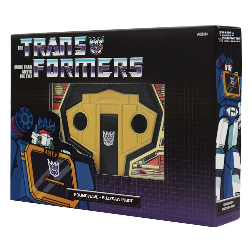 Transformers replika Soundwave kazeta limitovaná edícia produktová fotografia