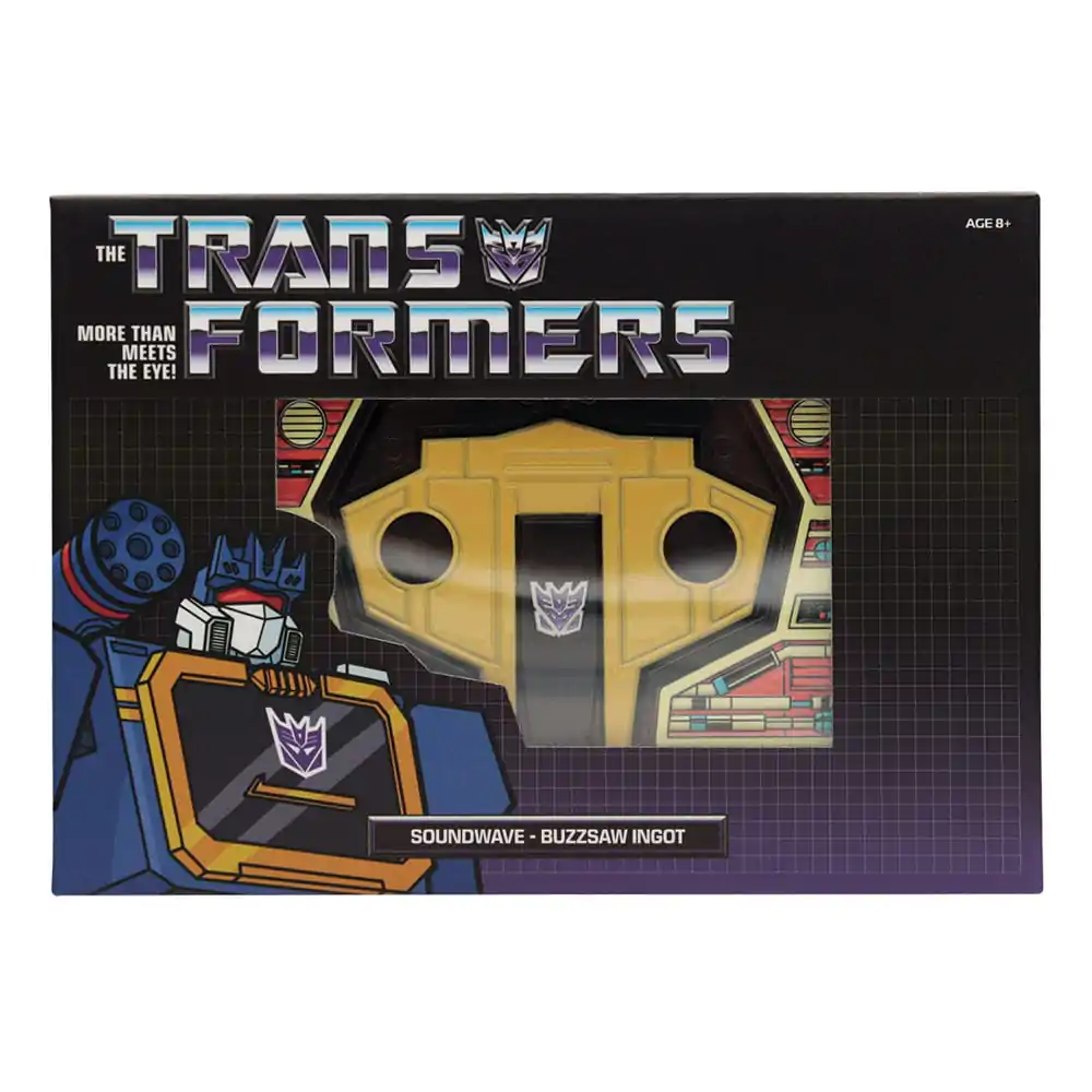 Transformers replika Soundwave kazeta limitovaná edícia produktová fotografia