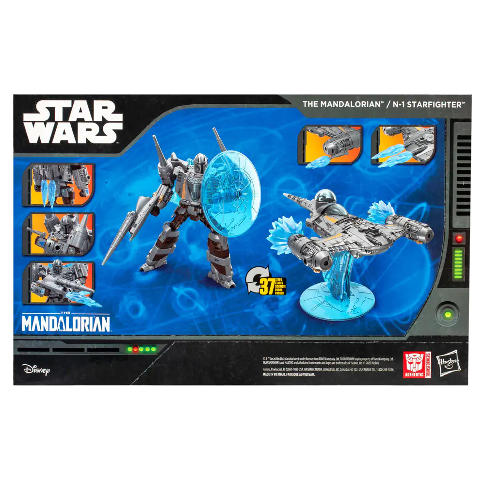 Transformers Star Wars The Mandalorian N-1 Starfighter figúrka 19cm produktová fotografia