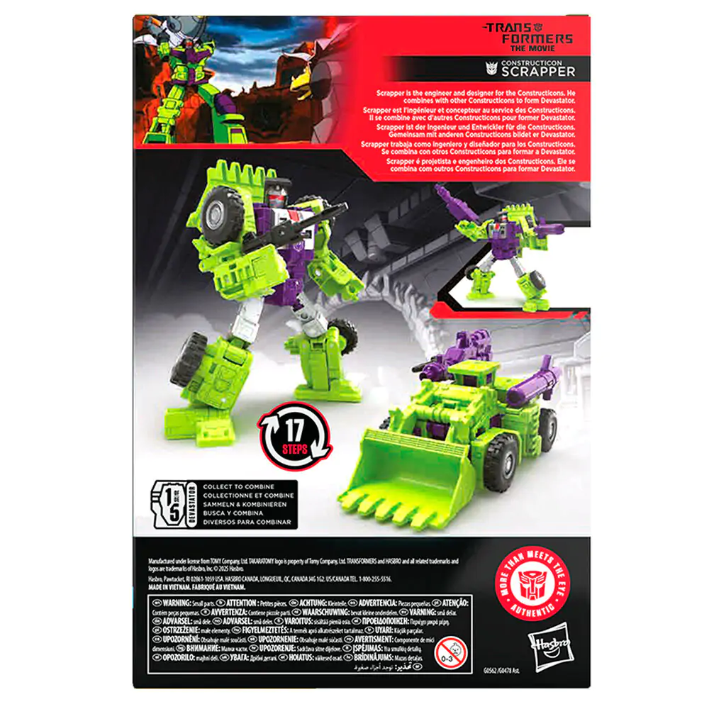 Transformers Studio Series Constructicon Scrapper figúrka 16,5 cm termékfotó