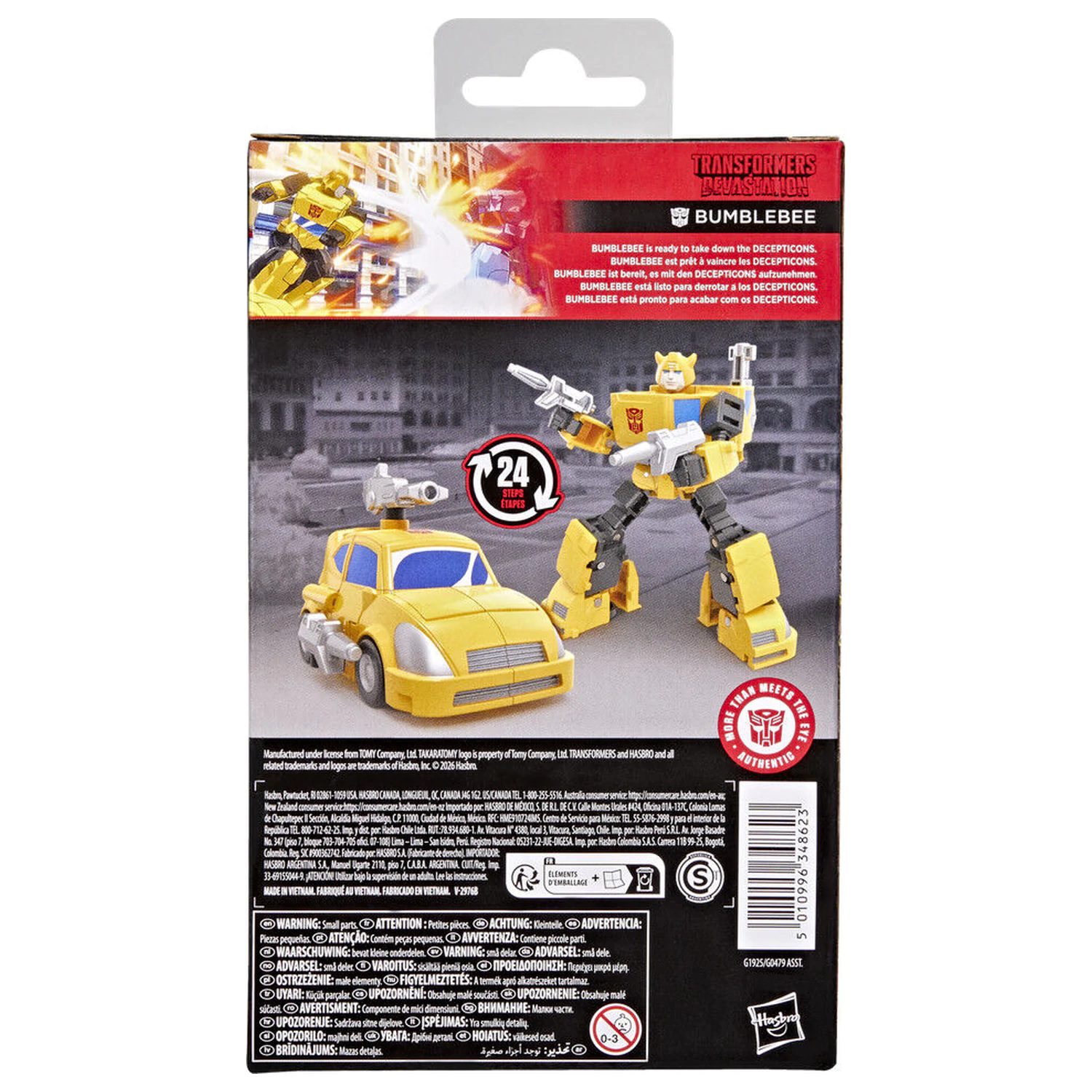 Transformers Studio Series - Transformers Devastation Deluxe Class figúrka Bumblebee 10,5cm produktová fotografia