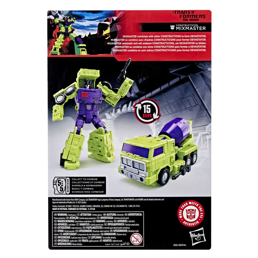 Transformers the Movie Studio Series Constructicon Mixmaster figúrka 11,5cm produktová fotografia