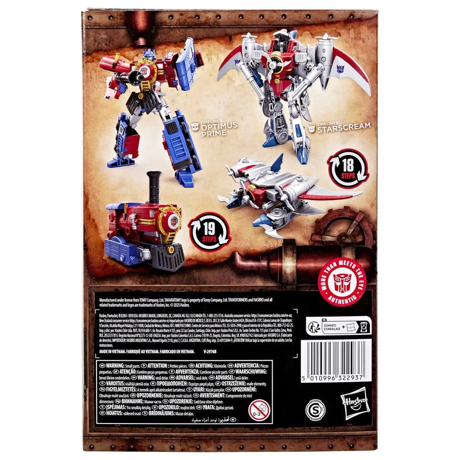 Transformers Timelines Hearts of Steel Comic Edition akčné figúrky Optimus Prime & Starscream 14 cm produktová fotografia