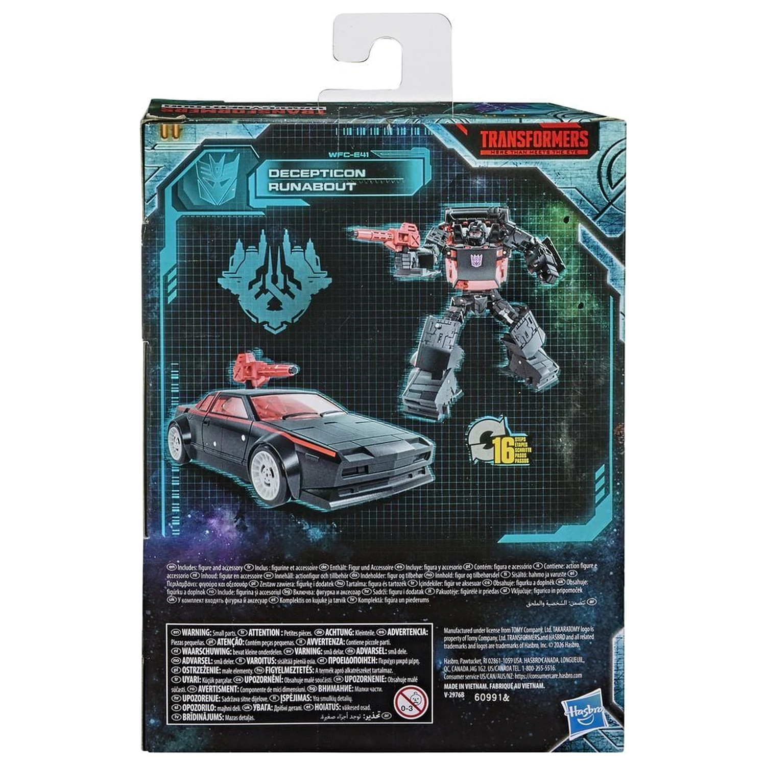 Transformers - Transformers Earthrise War For Cybertron Trilogy Decepticon Runabout figúrka 14 cm produktová fotografia