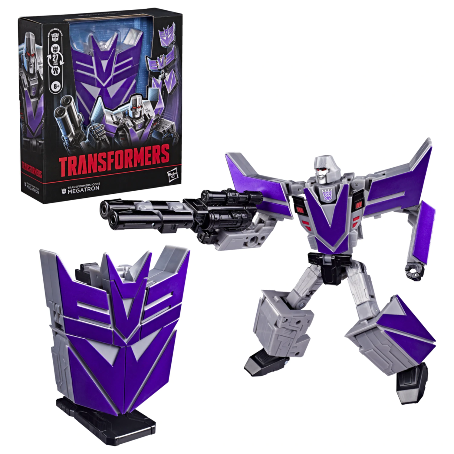 Transformers - Transformers Icons Megatron figúrka 17 cm produktová fotografia