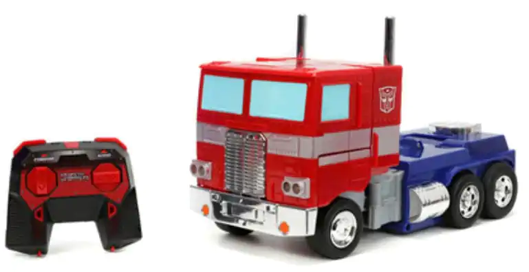 Transformers infračervené diaľkovo ovládané transformujúce sa RC vozidlo Optimus Prime 34 cm produktová fotografia