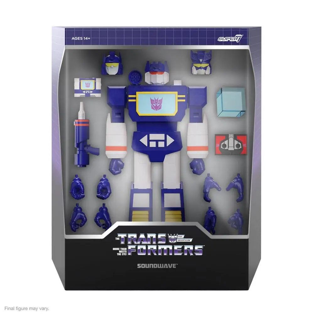 Transformers Ultimates Akčná figúrka Soundwave G1 18 cm termékfotó