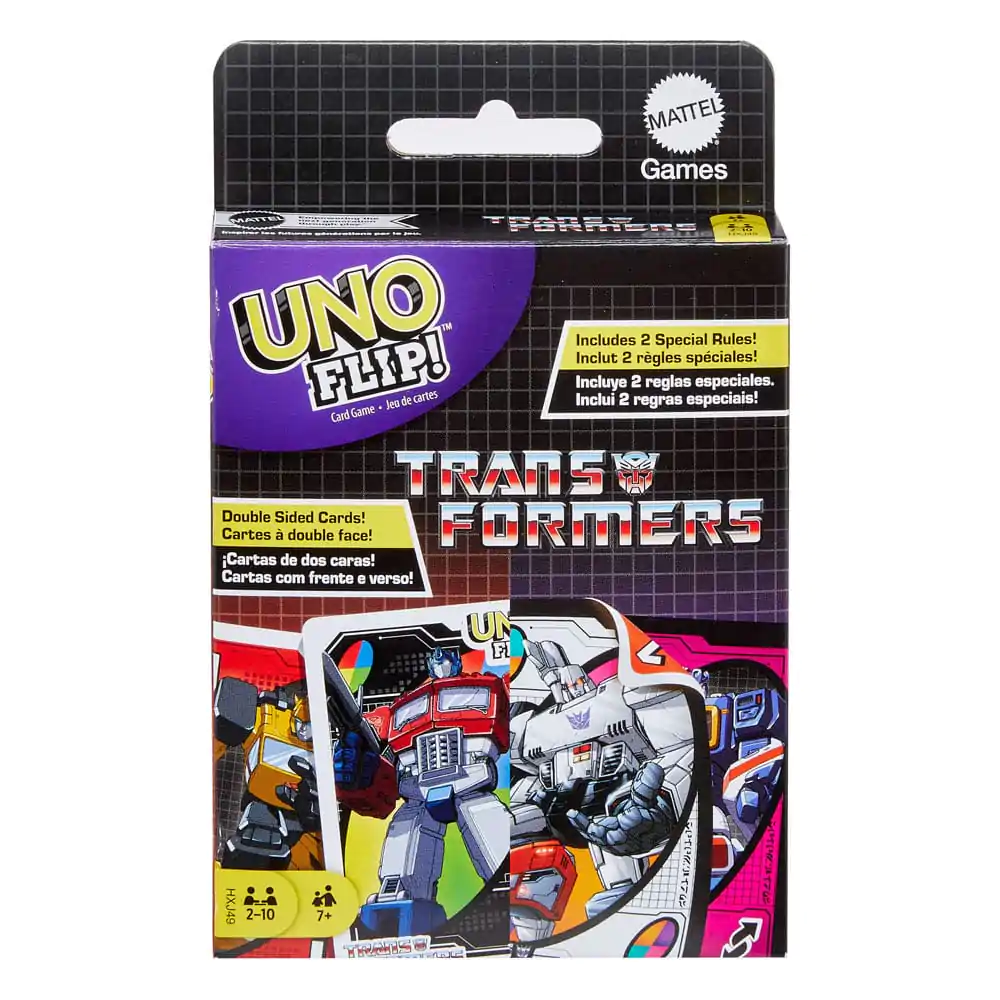 Transformers UNO Flip! Kartová hra termékfotó