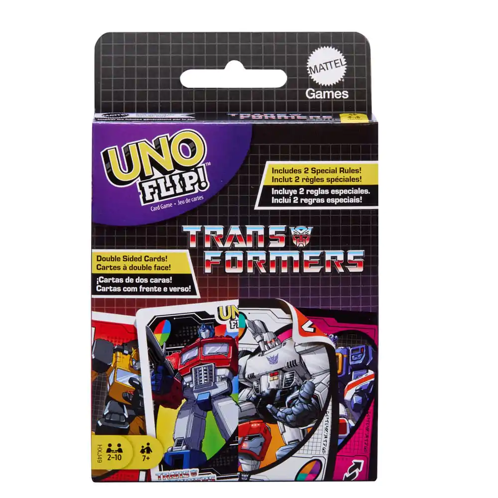 Transformers UNO Flip! Kartová hra termékfotó