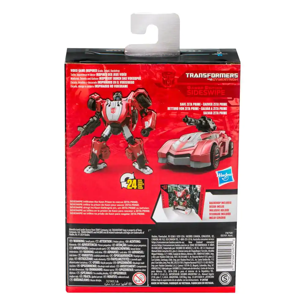 Transformers: War for Cybertron Studio Series Deluxe Class Akčná figúrka Gamer Edition Sideswipe 11 cm produktová fotografia