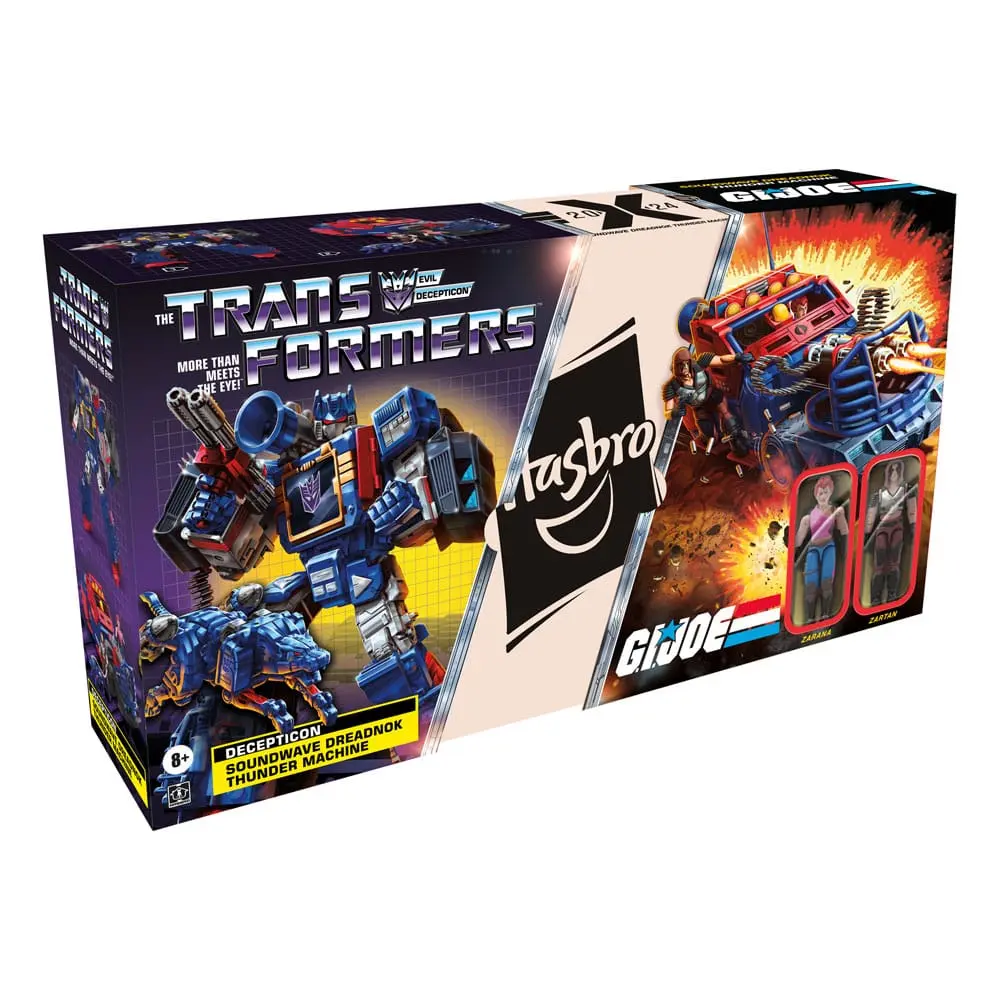 Transformers x G.I. Joe Akčné figúrky Decepticon Soundwave Dreadnok Thunder Machine with Zarana & Zartan produktová fotografia