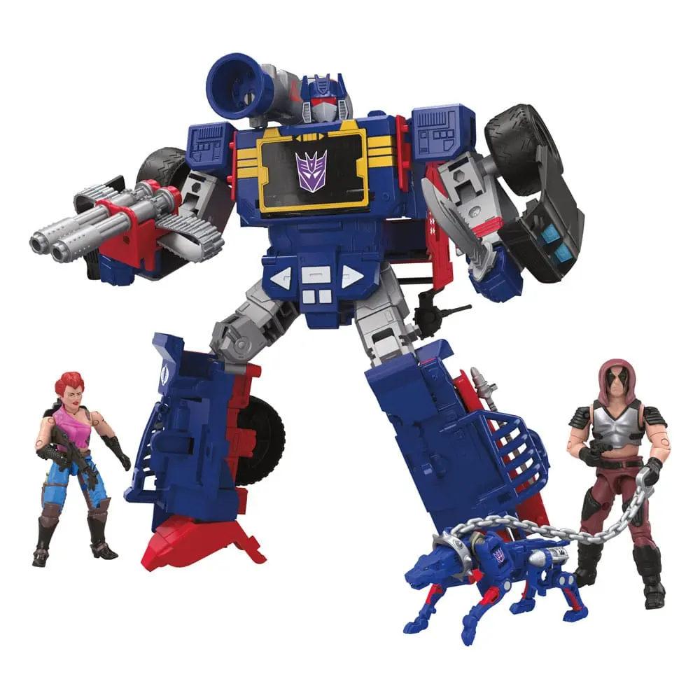 Transformers x G.I. Joe Akčné figúrky Decepticon Soundwave Dreadnok Thunder Machine with Zarana & Zartan produktová fotografia