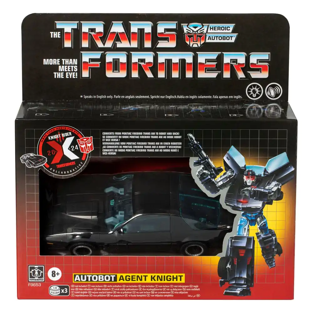 Transformers x Knight Rider Akčná figúrka Autobot Agent Knight 16 cm produktová fotografia