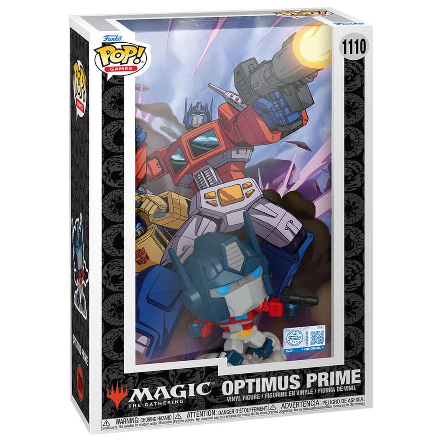 Transformers X MTG Funko POP! Comic Covers Vinylová figúrka Optimus Prime (Magic the Gathering) produktová fotografia