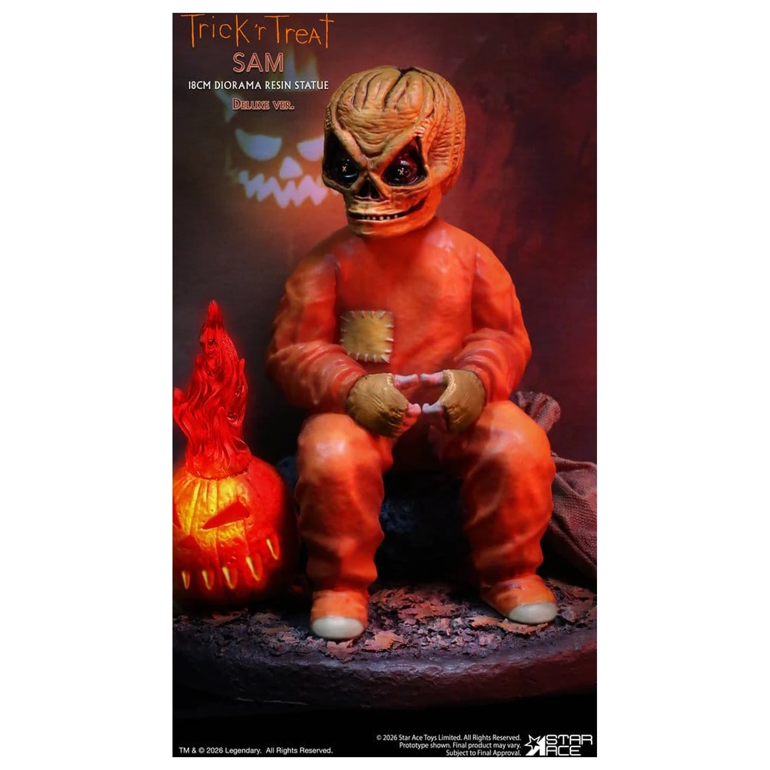 Trick R Treat Diorama Živicová socha Sam DX 18 cm produktová fotografia
