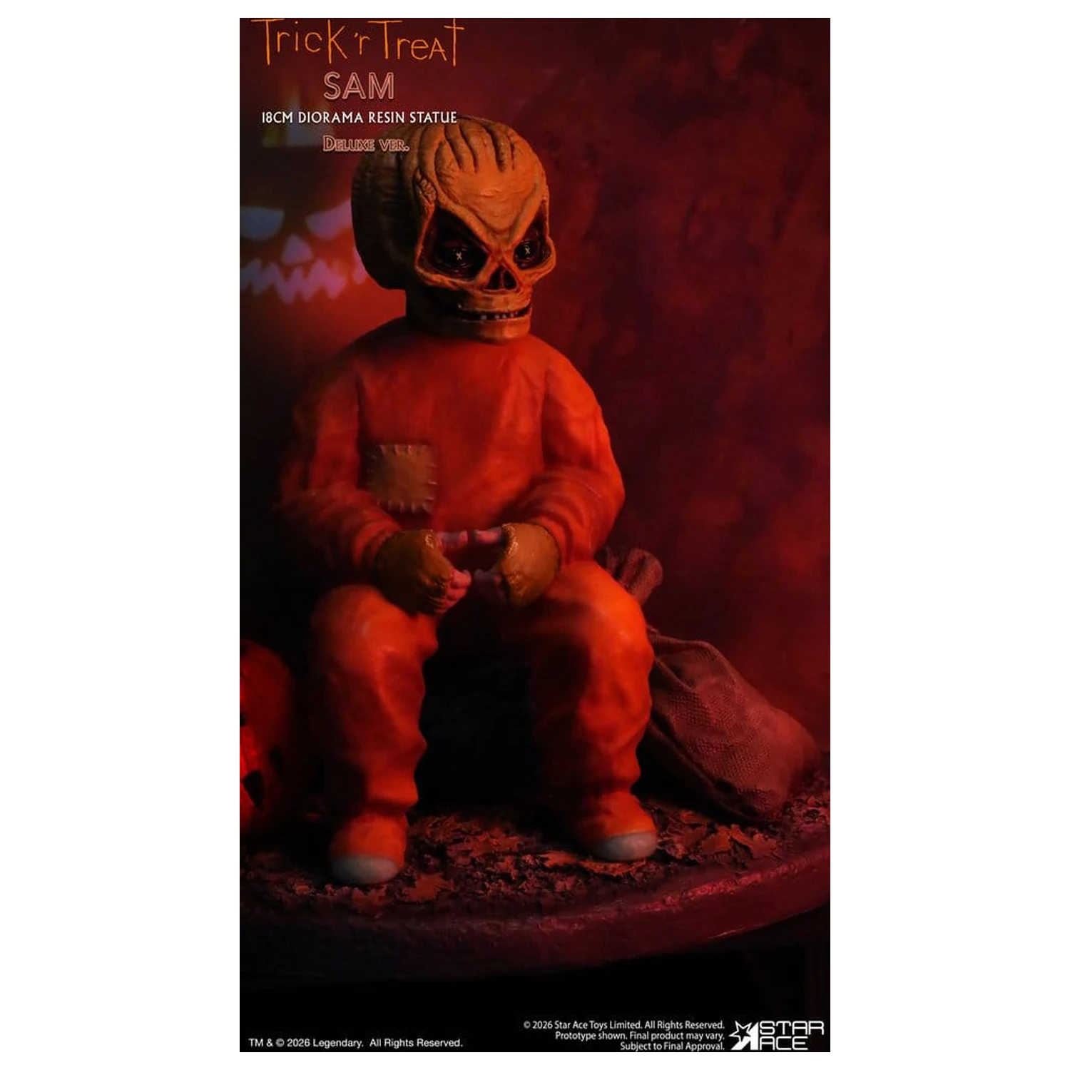 Trick R Treat Diorama Živicová socha Sam DX 18 cm produktová fotografia